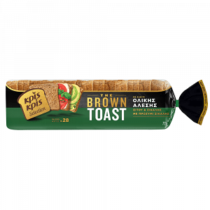 Κρις Κρις Selection The Brown Toast Ψωμι Τοστ Ολικής Άλεσης 720gr