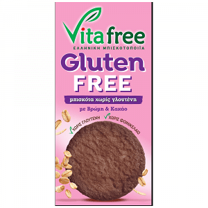 Vitafree Μπισκότα Gluten Free Κακάο 170gr