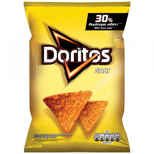 Doritos Light 30% Λιγότερο Αλάτι 180gr