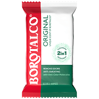 Borotalco Αποσμητικά Μαντηλάκια Original 12τεμ