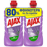 Ajax ultra Yγρό Λεβάντα 1lt -80 Στο 2τεμ