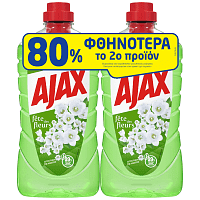 Ajax fete de fleurs Υγρό Καθαριστικό Λουλούδια Ανοιξ. 1lt -80% στο 2τεμ