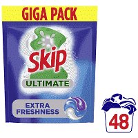 Skip Κάψουλες Απορρυπαντικό Πλυντηρίου Ρούχων Ultimate Fresh 48μεζ