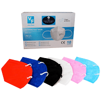 Vitaface Μάσκα Προστασίας Προσώπου FFP2 10 τεμαχια (Διάφορα Χρώματα)