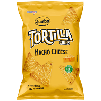 Jumbo Tortilla Chips Nacho Cheese 100gr