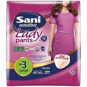Sani Pants Lady No3 Large 12τεμ