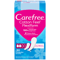 Carefree Cotton Feel Flexiform Σερβιατάκια 30τεμ