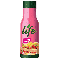 Life Χυμος Φραουλα-Μπανανα 1lt