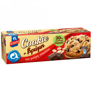 Αλλατίνη Cookie Βρώμης Με Dark Σοκολάτα 175γρ