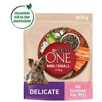Purina One Ξηρή Τροφή Σκύλου Delicate Σολομός-Ρύζι 500gr.
