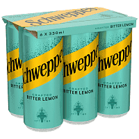 Schweppes Bitter Lemon 330ml 6τεμ
