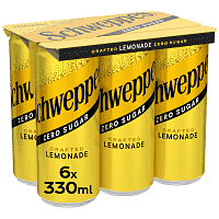 Schweppes Λεμόνι Με Γεύση Περγαμόντο-Ιβίσκος Χωρίς Ζάχαρη 6x330ml