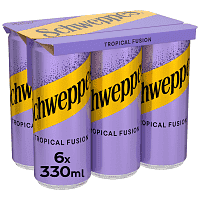 Schweppes Tropical Fusion 330ml 6τεμ