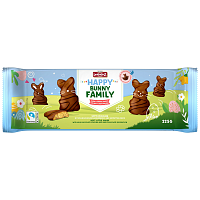 Lambertz Happy Bunny Family Επικάλυψη Σοκολάτας 225gr