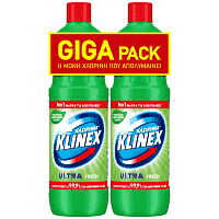 Klinex Ultra Χλωρίνη Fresh 1250ml 2τεμ Giga Pack