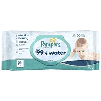 Pampers 99% Water Μωρομάντηλα 60τεμ