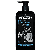 Karavaki Men 3in1 Ocean Force Αναζωογονητικός Καθαρισμός 550ml