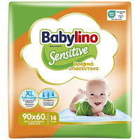 Βabylino Sensitive Βρεφικά Υποσέντονα 90x60 14τεμ