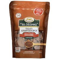 Το Μάννα Παξιμάδι Με Λιναρόσπορο Μίνι 230gr