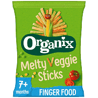 Organix Melty Sticks Λαχανικών Bio Xωρίς Γλουτένη 15g