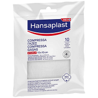 Hansaplast Γάζες Αποστειρωμένες 10x10cm 10τεμ