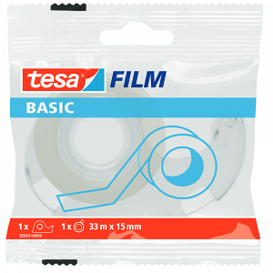 Tesa Basic Transparent Φιλμ 33mx15cm Mε Dispenser