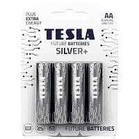 Tesla Silver + Αλκαλική ΑΑ 4τεμ