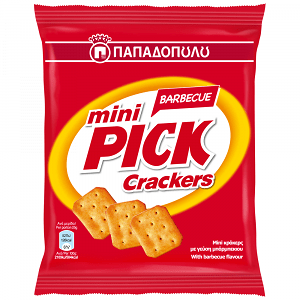 Παπαδοπούλου Mini Pick Crackers Bbq 70gr