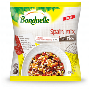 Bonduelle Λαχανικά Spain Mix Με Ρύζι Κατεψυγμένο 400gr