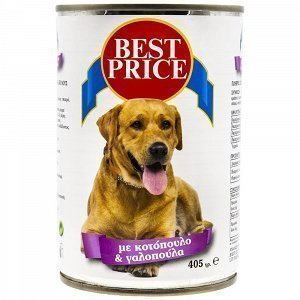 Best Price Κονσέρβα Σκύλου Κοτόπουλο-Γαλοπούλα 405gr
