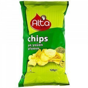 Alta Gusto Chips Με Ρίγανη 120gr