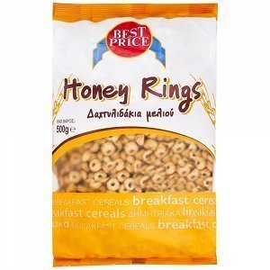Best Price Δημητριακά Honey Rings 500gr