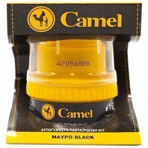 Camel Κρέμα Υποδημάτων Αυτογυάλιστο Μαύρο 55ml