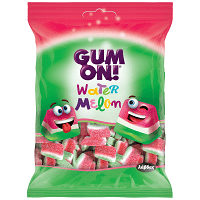 Gum on Sour Zελίνια Φέτες Καρπούζι Σάκουλα 80 gr
