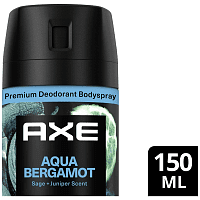 Axe Αποσμητικό Σπρέυ Σώματος Aqua Bergamot 150ml