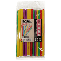 Καλαμάκια Επαναχρησιμοποιούμενα Πολύχρωμα 30τεμ