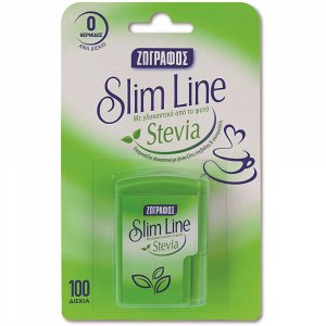 Ζωγράφος Slim Line Stevia Δισκία 100 Τεμάχια 5,5gr