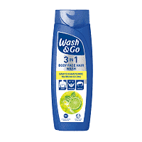 Wash & Go 3in1 Σαμπουάν Mint & Lime 360ml