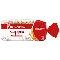 Παπαδοπούλου Ψωμί Τοστ Χωριανό Σταρένιο 6 Δημητριακά 500gr
