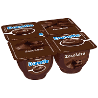 Danette Κρέμα Σοκολάτα 4x125gr