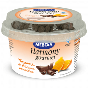 Harmony Επιδόρπιο Γιαουρτιού Πορτοκάλι & Νιφάδες Σοκολάτας 160gr