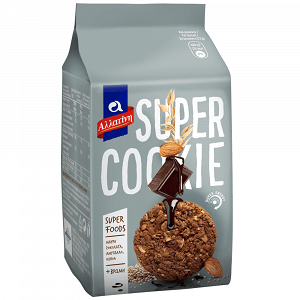 Αλλατίνη Super Cookie Σοκολάτα Αμύγδαλο Κινόα 180gr