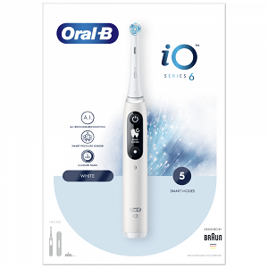 Oral-B IO6 Επαναφορτιζόμενη Οδοντόβουρτσα Magnetic White