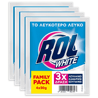 Rol White Λευκαντικό Ρούχων 50gr 4τεμ