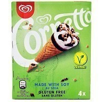 Algida Πύραυλος Παγωτό Cornet Vegan 4Τεμάχια 240gr