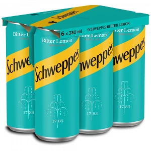 Schweppes Bitter Lemon 330ml 6τεμ