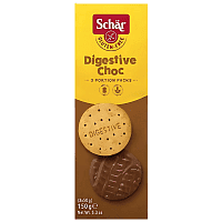 Schar Digestive Μπισκότα Με Σοκολάτα Χωρίς Γλουτένη 150gr