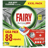 Fairy Platinum Plus Ταμπλέτες Πλυντήριο Πιάτων Giga 88τεμ.