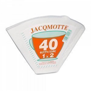 Jacqmotte Φίλτρα Καφέ No2 40 Tεμάχια