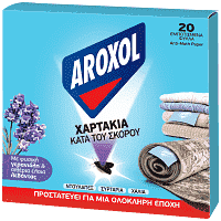 Aroxol Χαρτάκια Κατά του Σκόρου 20τεμ